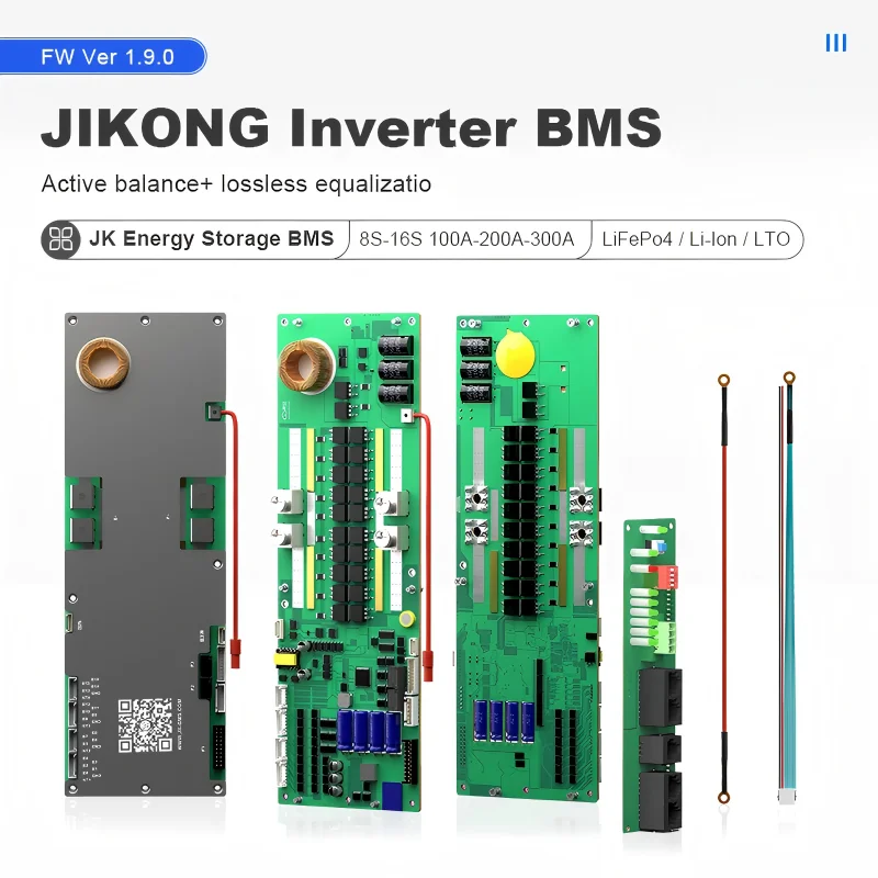 JKBMS JIKONG تيار المعادلة النشط 1A/2A 16S 48V 100A 150A 200A 300A NCM LFP lifepo4 بطارية ليثيوم أيون bms #2