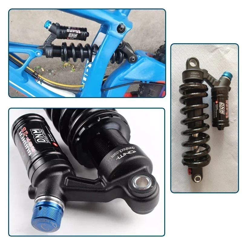 

DNM RCP2S MTB Rear Shock Absorber 190/200/210/220/240/265mm 550LBS Spring Soft Tail For AM/FR/DH/MTB Bicycle Shock Winter Riding