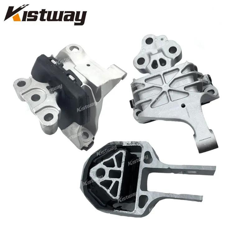 3PCS Gearbox Support Motor Engine Mount Kit For Dodge Dart 13-16 1.4L 2.0L 2.4L 68081488AH 68081491AF 68081490AD