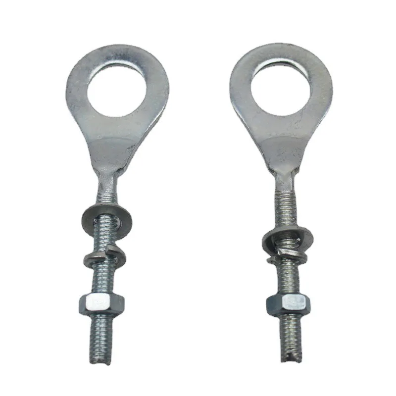 2pcs Motorcycle Chain Tensioner with Screw Gasket Chain Adjuster Compatible for XR/CRF 50 70 80 100 Models 2PCS