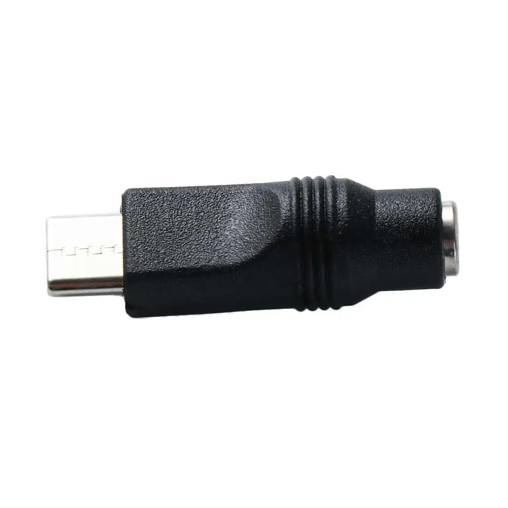 Connector 5.5x2.1mm Female DC Power Plug Converter DC5.5x2.1mm To Type C Connector DC Power Adapter Type-C Power Adapter