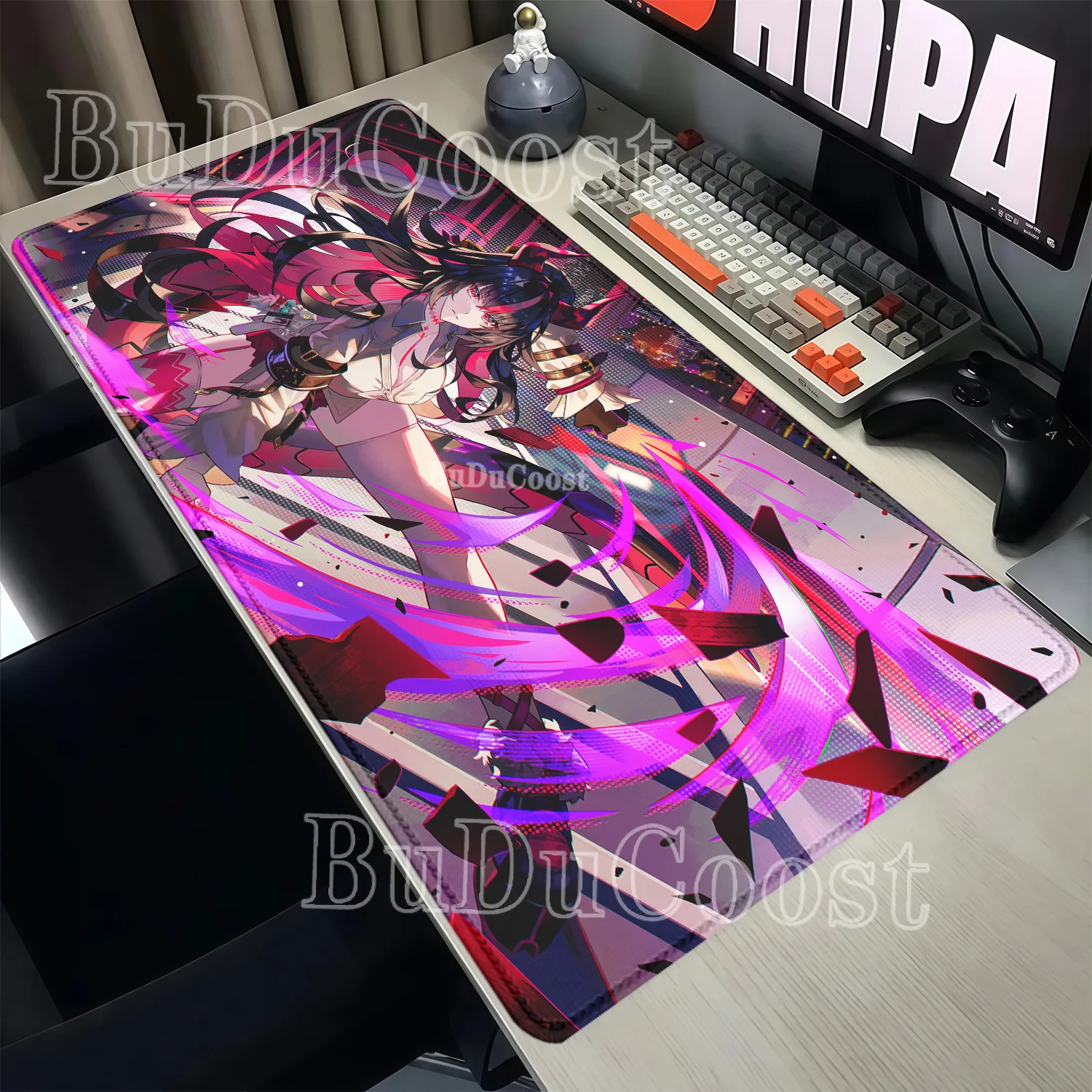 Mouse Pad Shinku Neverness To Everness NTE Anime Girl Keyboard HD Printing Gaming Computer Mousepad PC Office Non-slip Desk Mat