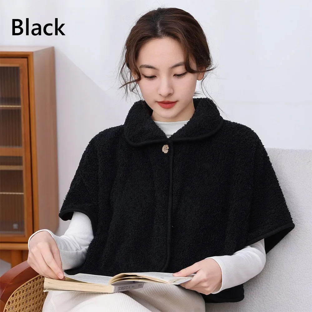 

Cozy Soft Plush Shawl Warm False Collar Autumn Winter Scarf Protection Cervical Spine Women Cape Clothes Accessories