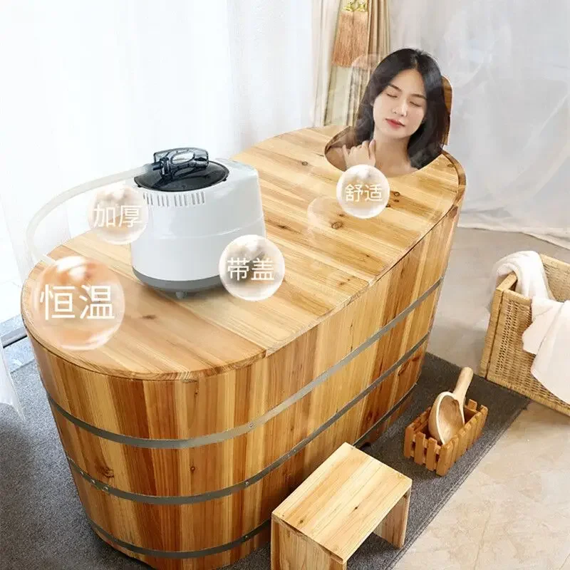 

Foot Bucket Portable Bathtub Adults Shower Whirlpool Pedicure Bath Tub Oversized Barrel Sauna Lavacabezas Bathroom Products