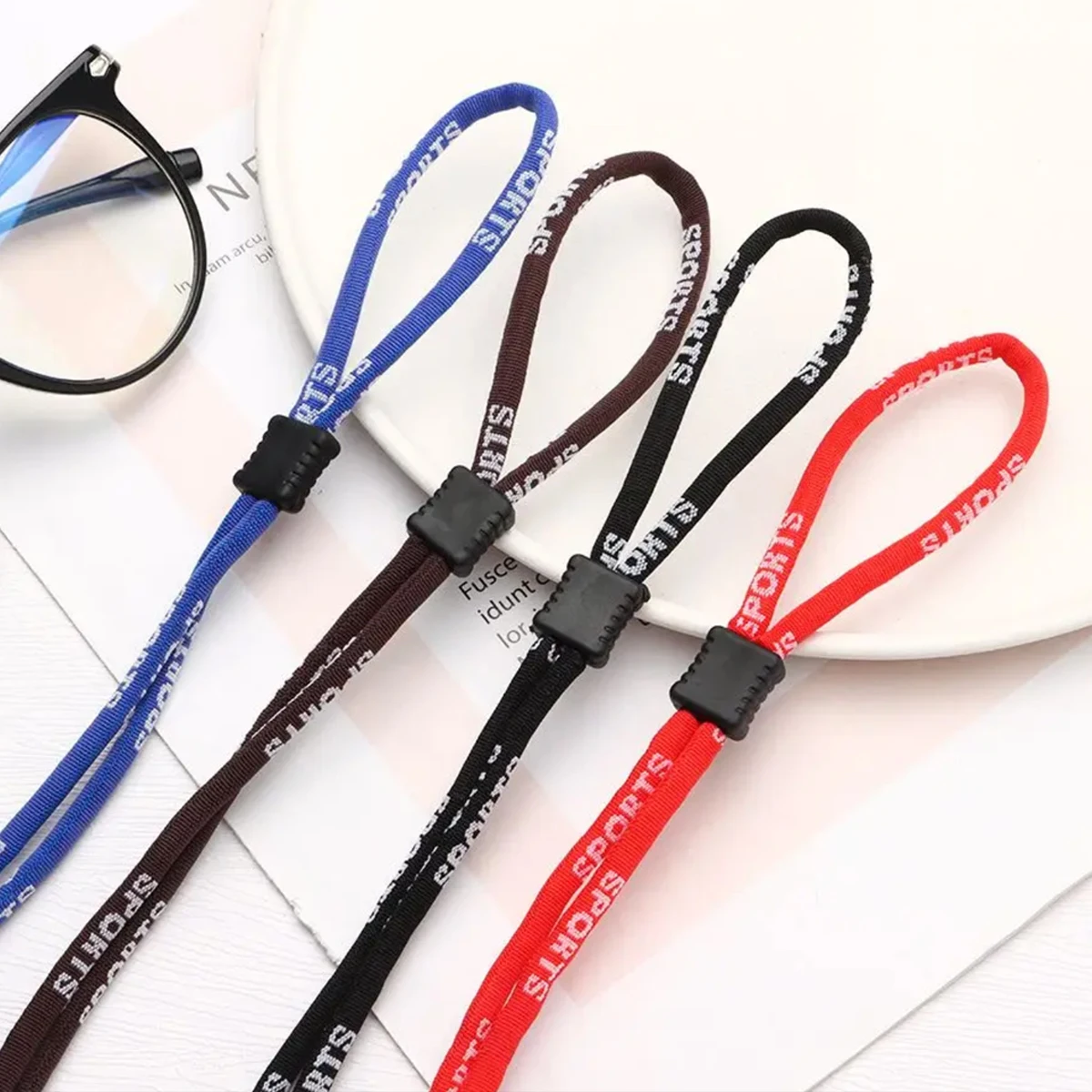 2PC Floating Sunglasses Chain Sport Glasses Cord Eyeglasses Eyewear Cord Holder Neck Strap Reading Glasses Holder Sport PS01