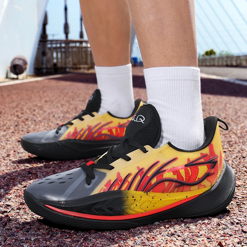 Men's Women's Luminous Basketball Shoes Fashion Stars Lightweight Breathable Sports Shoes Men Training Athletic Sneakers