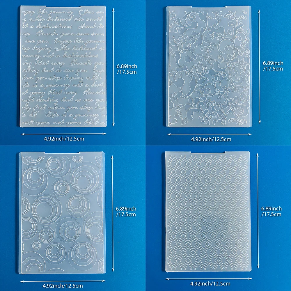 2D/Big Flower/Embossing Folders For Card Making Embossing Machine Template For Scrapbook Paper Craft Album Stamps Decor