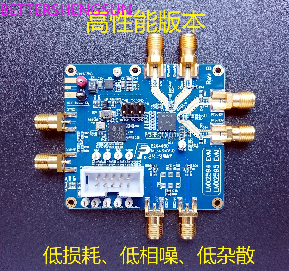 LMX2594 evaluation  development board  RO4350B high-frequency