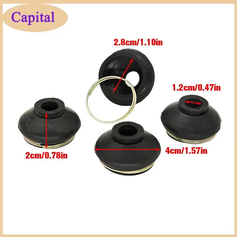 Four wheeled beach buggy ATV improved rocker arm ball head dust cover leather cover ring adjustable ball head cover