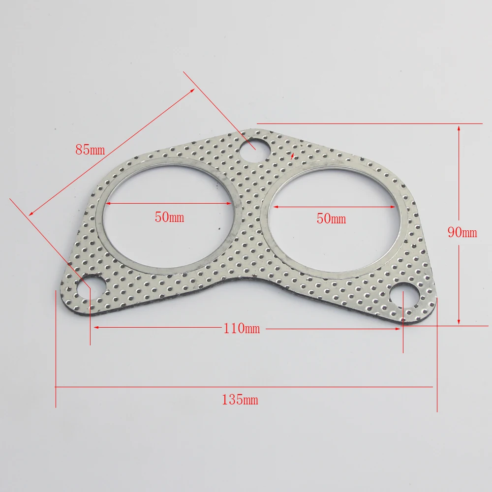 Suitable for Toyota 86 exhaust gasket sealing ring exhaust interface gasket metal graphite composite gasket