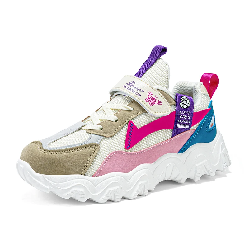 

Girls Sneakers Kids Summer Light Mesh Casual Shoes Children Autumn Breathable Tenis Cute Sport Female Pink Girls Running Shoes