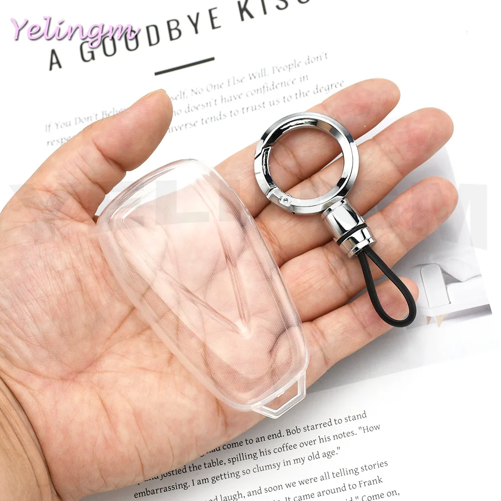 Key Case Cover for Changan CS35 PLUS CS75PLUS CS55PLUS Eado UNI-T UNI-K Rubber Oushang X5 X7 EV Transparent Soft TPU Car Remote