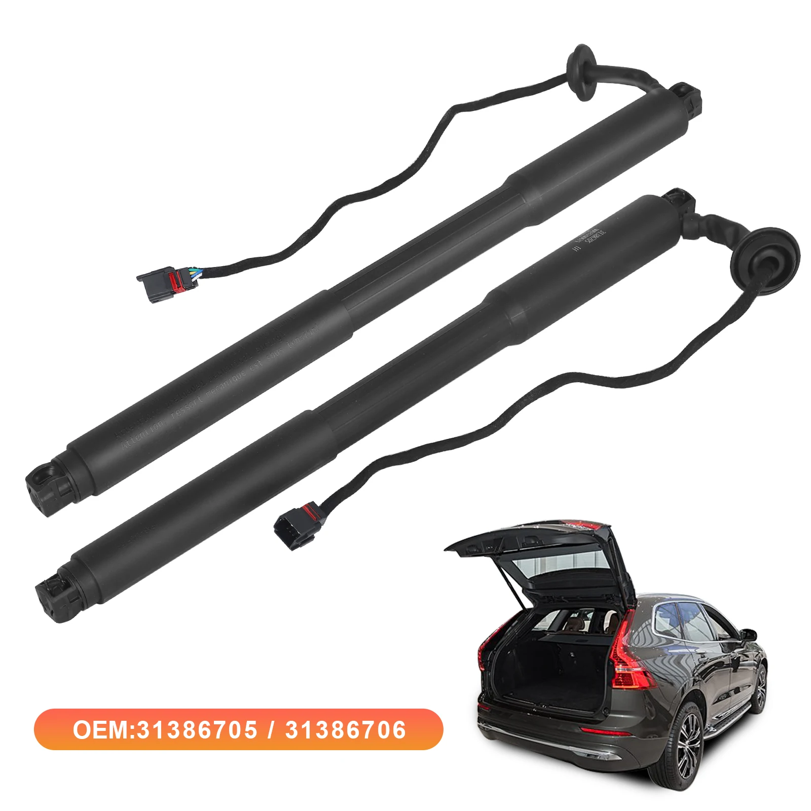 

Rear Left/Right Liftgate Electric Tailgate Strut 31386705 31298577 31352185 Replacement For Volvo XC60 T6 T5 4-Door 2012-2017