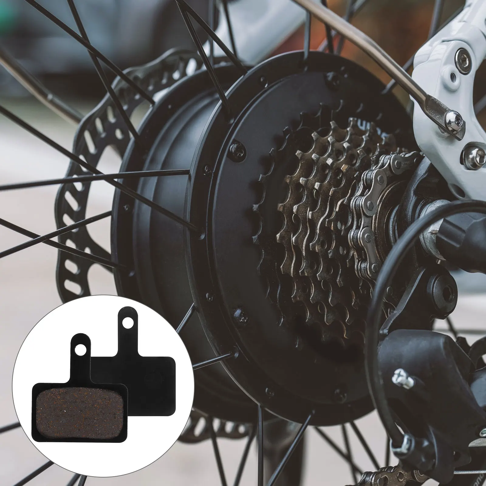 

6 Sets Bike Disc Pads Replacement Cycling Disc Sturdy Mountain Bike Brake Pad Silent Lightweight Practical Accessories Road