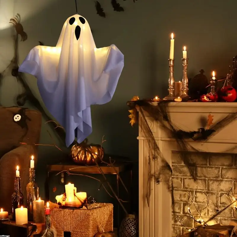 Ghost Lights Halloween 20 Inches Light-Up Spooky Ghosts Ghost With 3 Modes LED Light For Halloween Decorations Outdoor