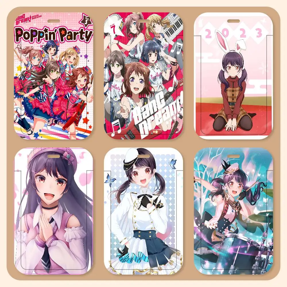 

Futaba Tsukushi BanG Dream Anime Lanyard Card Holders Student ID Card Holders Neckband Card Holders Control Accessories Gifts