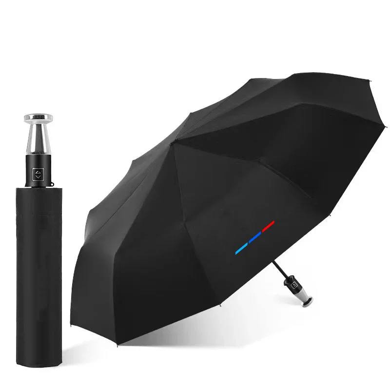Car Windproof UV rain Sun Protection Umbrella Automatic Folding Sunshade For BMW M Power X1 E84 X3 F25 X5 E53 X6 IX3 320i M4 M3