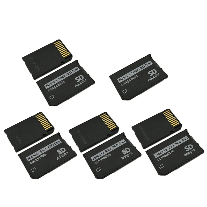 Super Sale 10pcs TF to MS Memory Stick Pro Duo Adapter Card Reader for PSP1000 2000 3000 Gaming for PSP Series Single Slot