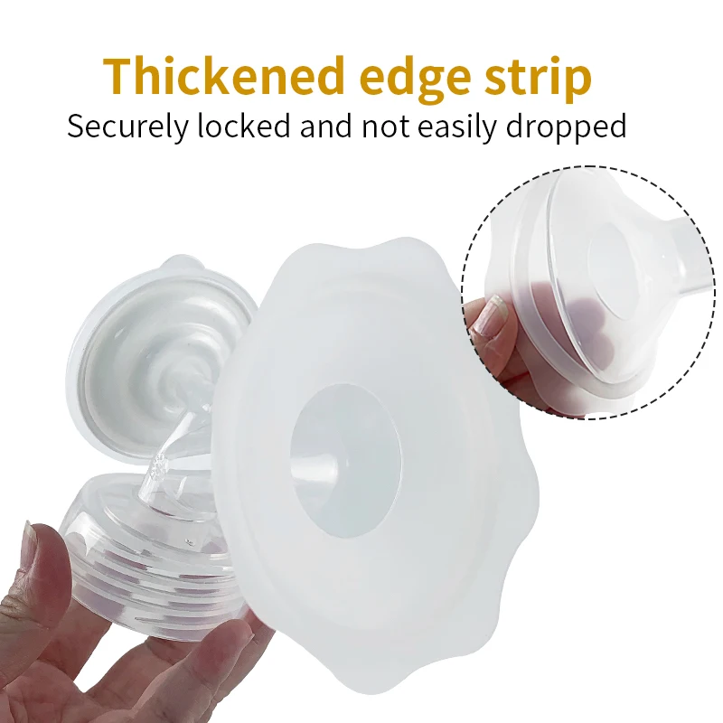 New Design BPA Free Silicone Flange Pad Breast Pump Accessories Compatible for 8-8.5cm Diameter of Flange Suitable for speCtra