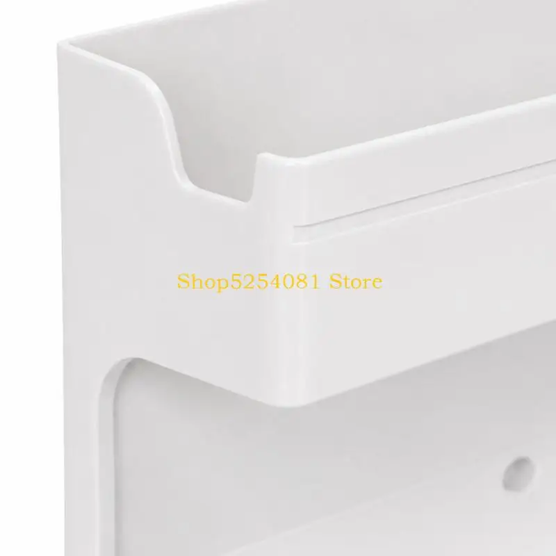 AXYC ABS Remote Control Wall Holder with Raised Front Edge and Open Access for Living Room, Bedroom, Study, or Office