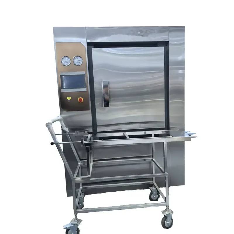 26 VS-D023 Visbull 600L Steam Sterilizer Large Pulsating Vacuum Pressure Automatic Parallel Sliding Door Hospital Use