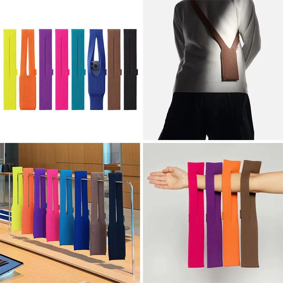 

2025 Creative Autumn/Winter New Knitted Mobile Phone Bag Hand Withdrawal Single Shoulder Mobile Phone Mini Bag