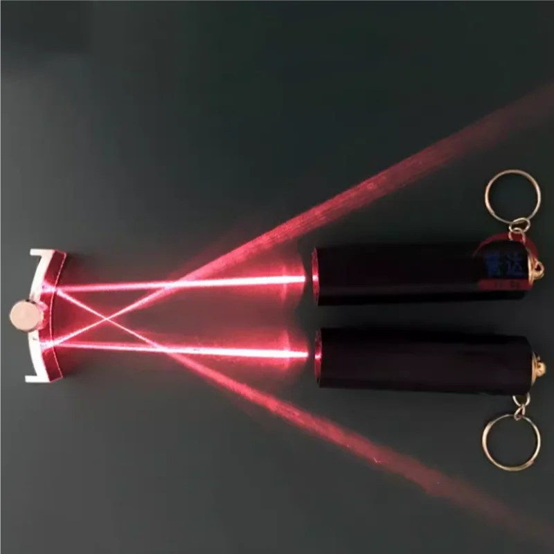 

Magnetic absorption parallel light source optical splitter infrared ray Light refraction laser pointer 1 pcs