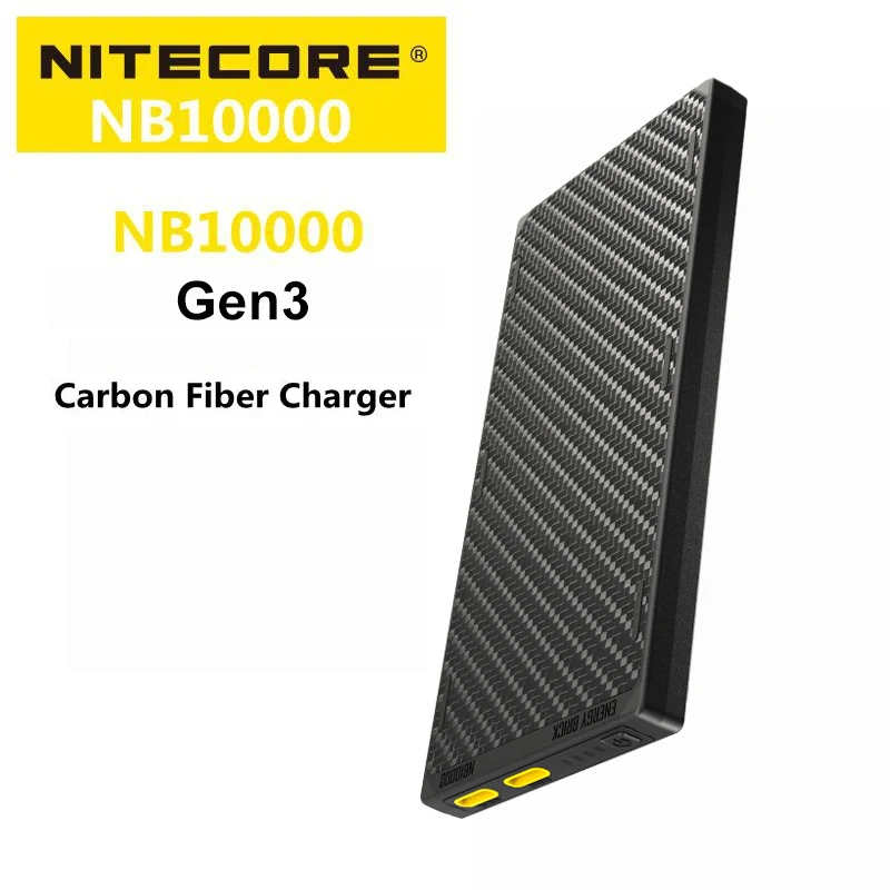 NITECORE NB10000 NB20000 GEN3 Power Bank USB-C Fast Charging Portable Charger PowerBank For iPhone HUAWEI Phone Lithium Battery