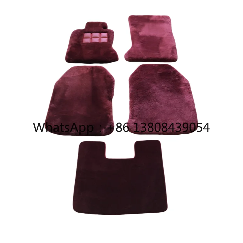 Luxurious Custom Pure Wool Car Carpet Mat Premium Automotive Floor Accessory for Rolls Royce Phantom Shadows Gullinan