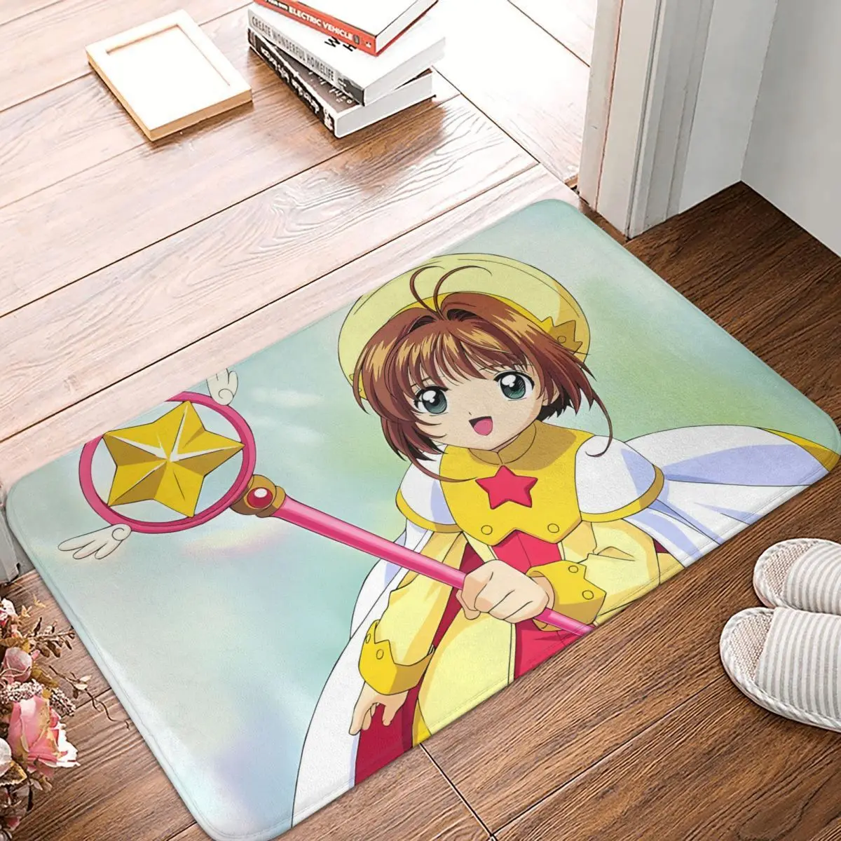 

Коврик для ванной Sakura Kinomoto Cardcaptor Sakura Cartoon коврик аниме, кухонный ковер, уличный коврик, украшение для дома