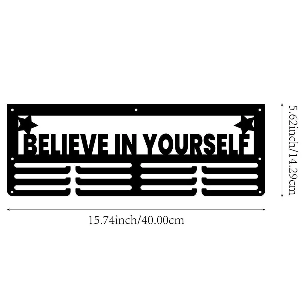 Metal Hanger Display Wall Mounted Display Hanger Rack Frame for Sports Award