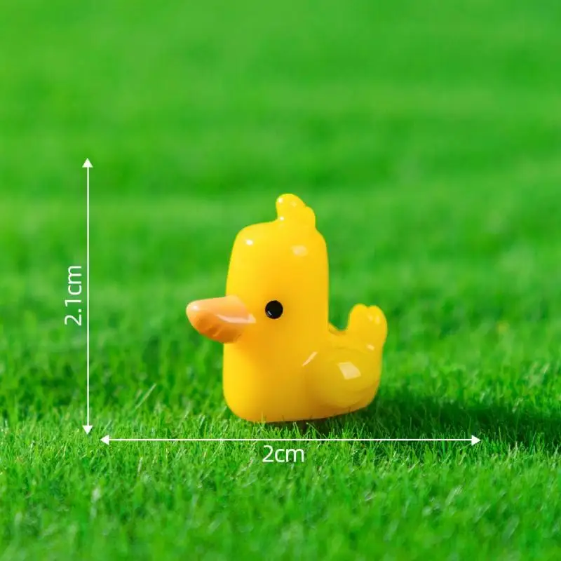 10-piece miniature landscape set featuring adorable sheep and goose plush toys, perfect for DIY gardening and landscaping.