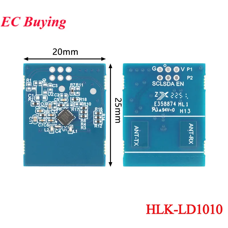 10Pcs/1pc LD1030 LD1020 LD1010 10G Smart Human Presence Sensing Radar Module Intelligent Human Microwave X-band Induction Sensor