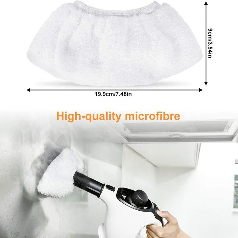 5/3/1PCS Washable Replacement Cotton Terry Cloth Cover Pads Fit for Karcher SC2 SC3 SC4 SC5 Steam Cleaner Hand Tool Robot Parts