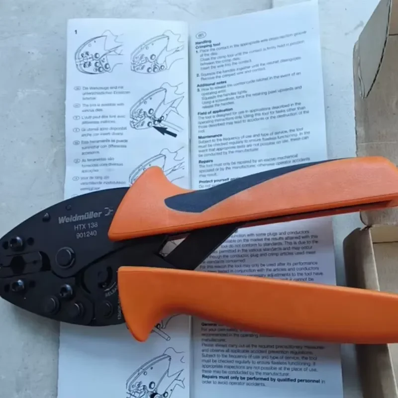 PLC Controller HTX 138 9012400000 Crimping Pliers for PLC Module Terminal Wiring