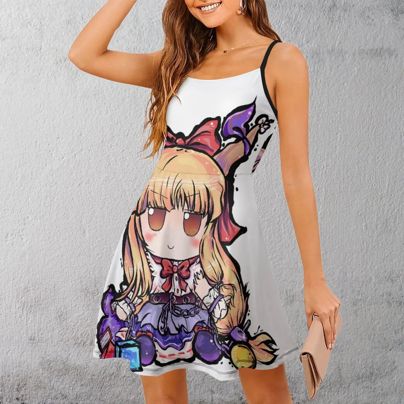 Suika Ibuki struction o Touhou-Robe à Bretelles pour Femme, Créative, Sexy, Drôle, Nouveauté, Robes de Vacances, Vente