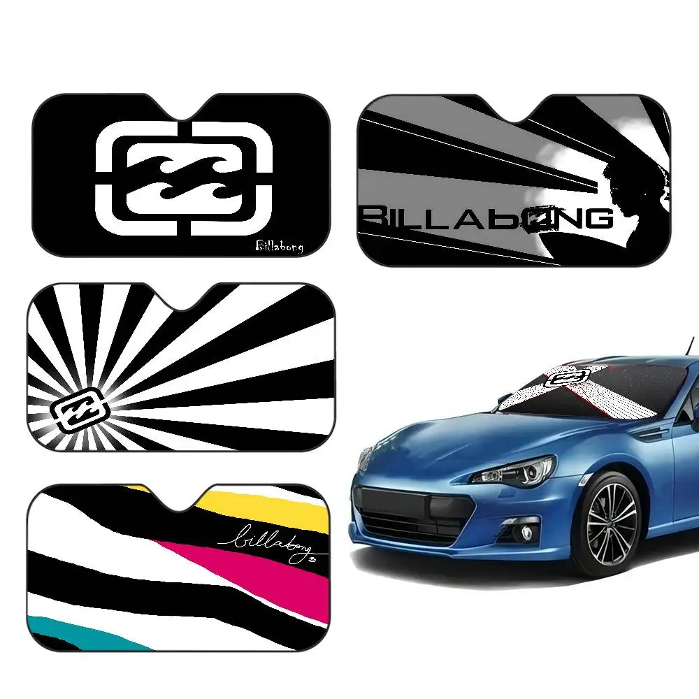 

Модный автомобильный солнцезащитный козырек Billabongs, солнцезащитный козырек на переднее окно для большинства седанов, внедорожников, блоки, максимальные УФ-лучи, сохраняют ваш автомобиль, крутой