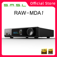 SMSL RAW-MDA1 Digital Music MQA Audio Decoder Bluetooth 5.1 Dual ES9039Q2M Lossless DSD XMOS XU316 APTX High Quality USB1.1/2.0