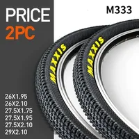 2pcs MAXXIS M333 26 Bicycle Tire 26*1.95/2.1 27.5*1.95/2.1 29*2.1MTB Mountain Bike Tire PACE REKON IKON Steel Wire Tyre