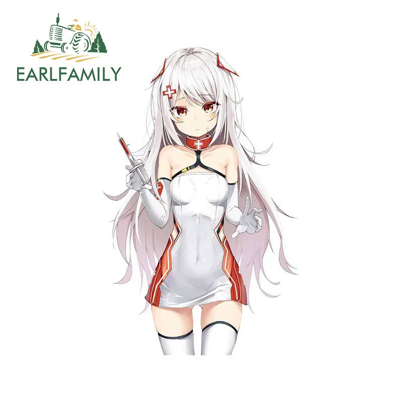 

EARLFAMILY 13 см x 8,3 см для Fujiwara No Mokou, автомобильная наклейка, модная наклейка, индивидуальная оригинальная наклейка на лобовое стекло, декор для холодильника