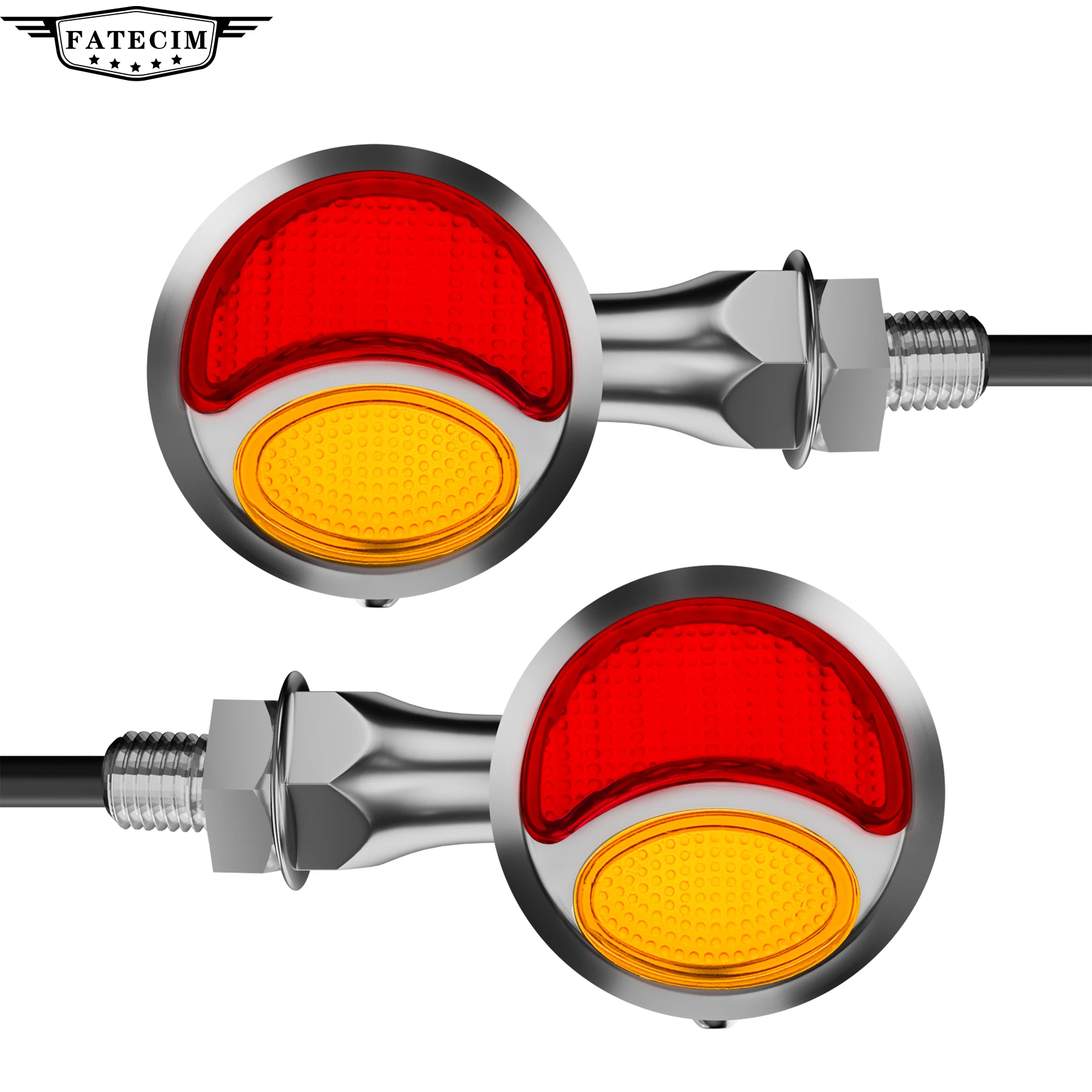 Vintage Motorcycle Indicator Break Light Turn signals for Harley Custom