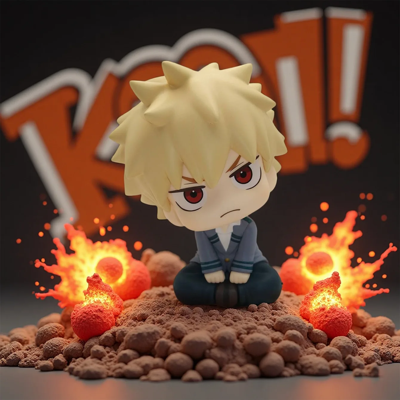 Q-Version Großkopf-Gintama-Anime-Figur, Sakata Gintoki, Tsuchikō Tōjiro PVC-Puppe, Tischdekoration