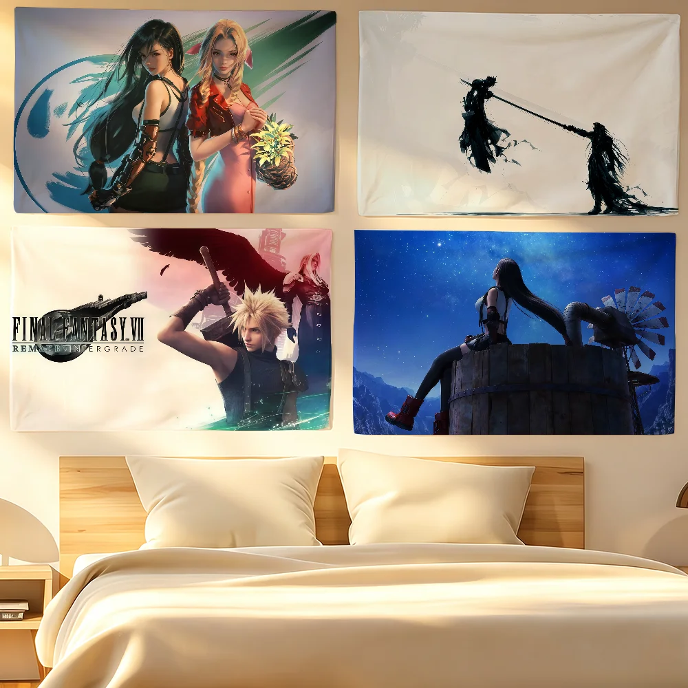 Game F-Final F-Fantasy flag For Living Room Home Dorm Decor Wall Outdoor Camping Party Banner Gifts
