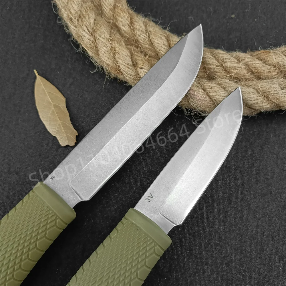 BM 202 200 Fixed Blade Knife Hunting Camping Knives 3V Blade Nylon Fiber Handle Outdoor EDC Survival Hiking Cutting Tools