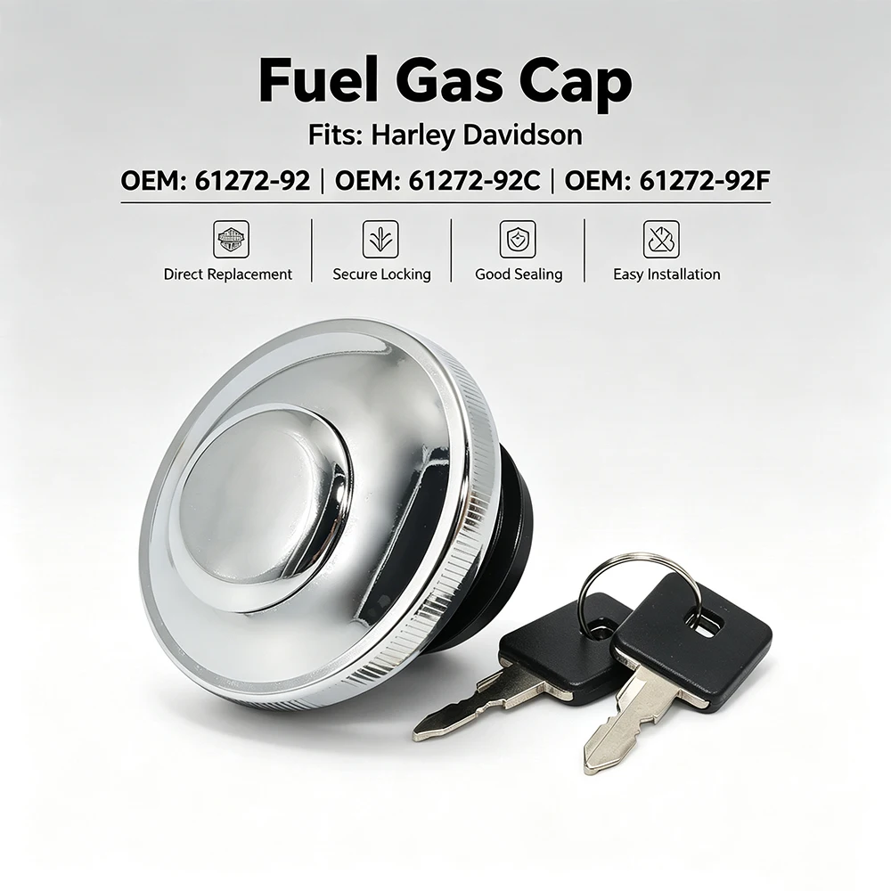 Motorcycle Fuel Tank Cap For Harley Davidson XL1200C/S XL883C/L/N/RHUG SPORTSTER 1200 883 SOFTAIL DEUCE FXSTD 1BSY 1JB5 61272-92