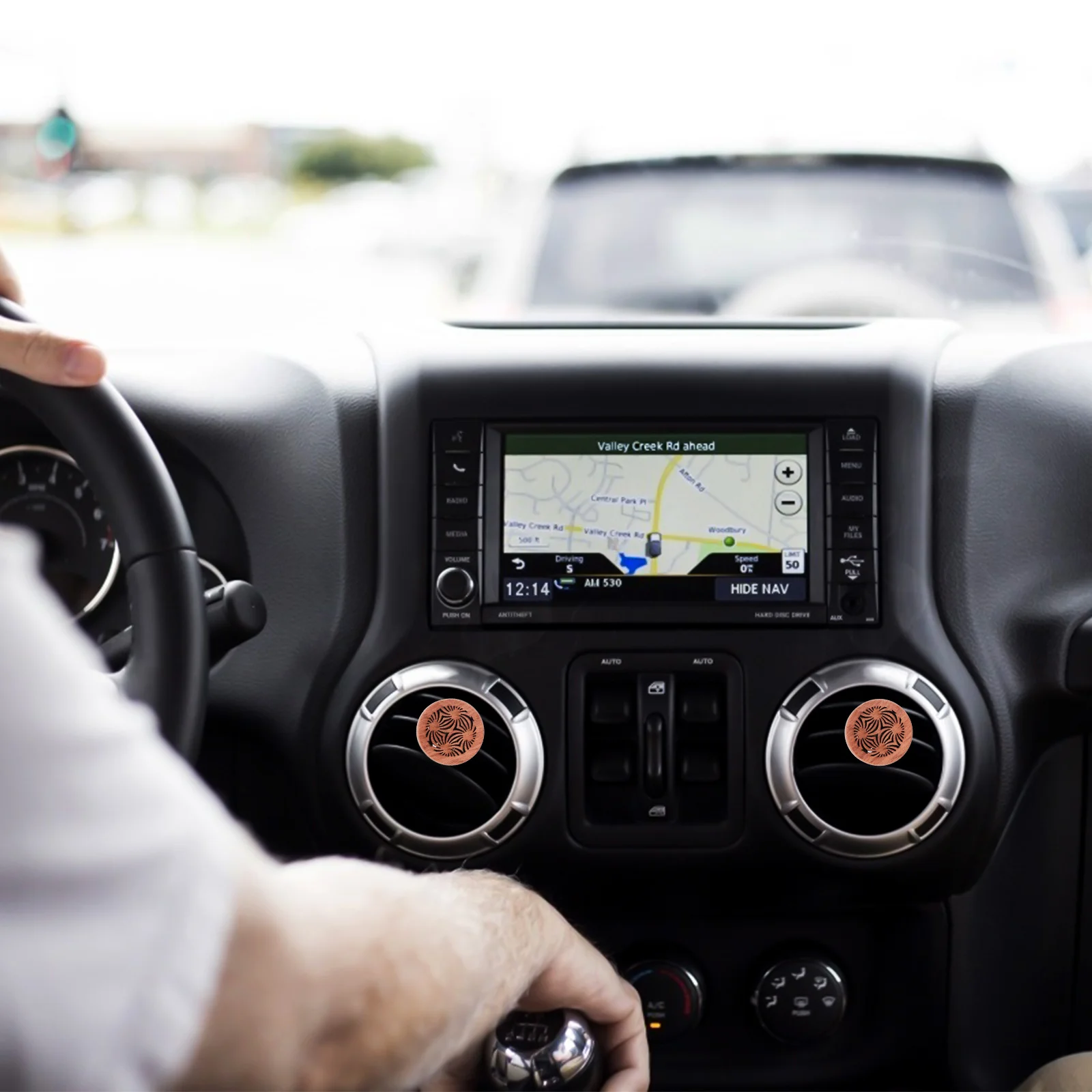 

NOLITOY Car Diffuser 1 Pc Cool Freshener Wood Aromatherapy Vent Clip Lavender Essential Oil In Car Mini Accessory Decor