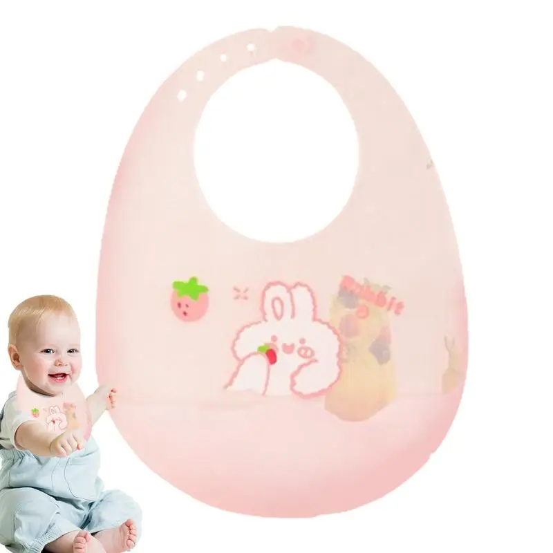 

Waterproof Silicone Bib Feeding Bibs Adjustable Closure Soft Sturdy Dishwasher Safe Silicone Feeding Bibs With Pocket For High