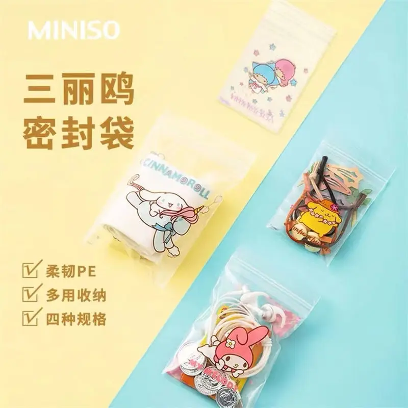 Pinsanrio Envelope Bag Cinnamoroll Babycinnamoroll Clow M Snack Food Preservation Candy Packaging Bag