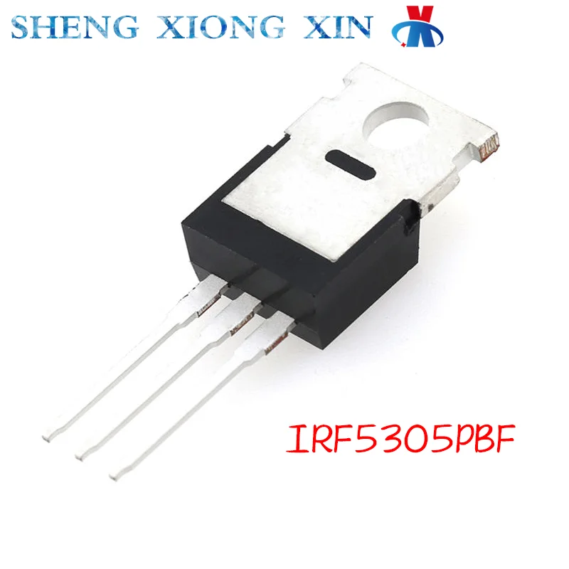 10pcs/Lot IRF5305PBF TO-220 Field Effect Tube IRF5305P IRF5305 P-Channel Integrated Circuit