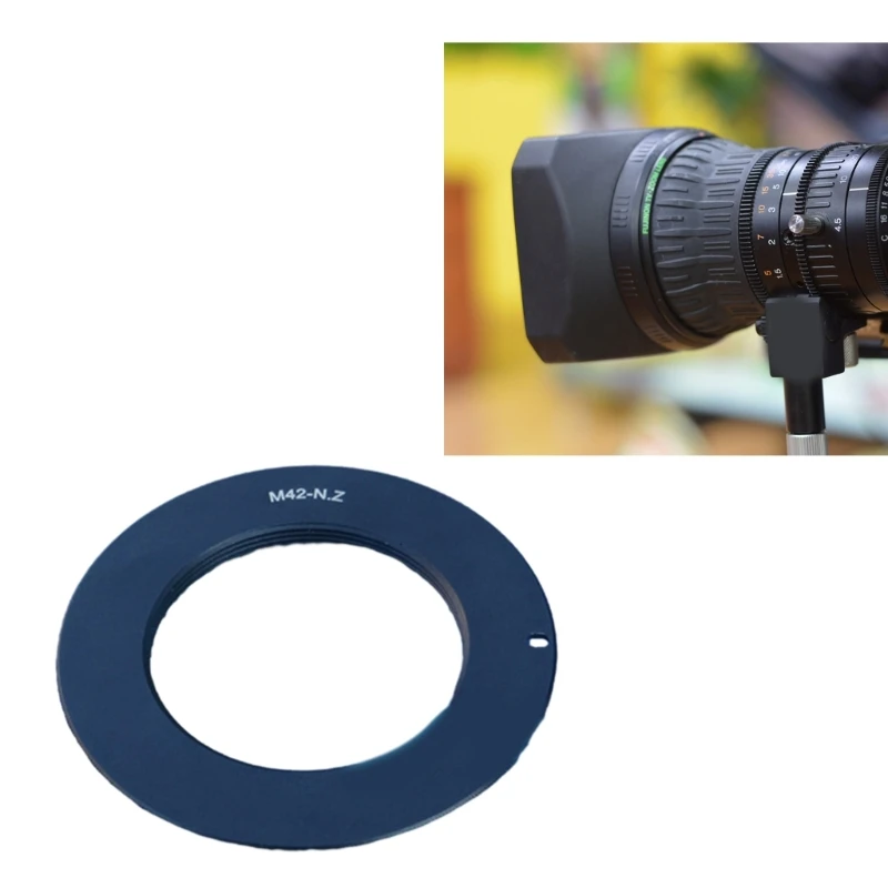 Nahtloser Objektivadapter, ABS-Objektivkonverter, Objektivmontage-Konverter für M42 auf Z-Mount, verbesserte Kompatibilität,
